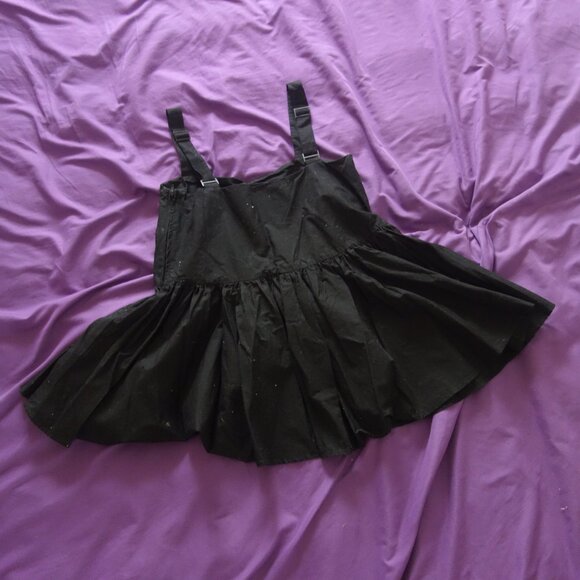 H&M Made in Turkey Size US 6 165/84A 100% Cotton Black Dress - Picture 9 of 9